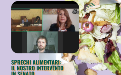 Il nostro intervento in Senato sulla Riduzione dello spreco alimentare.