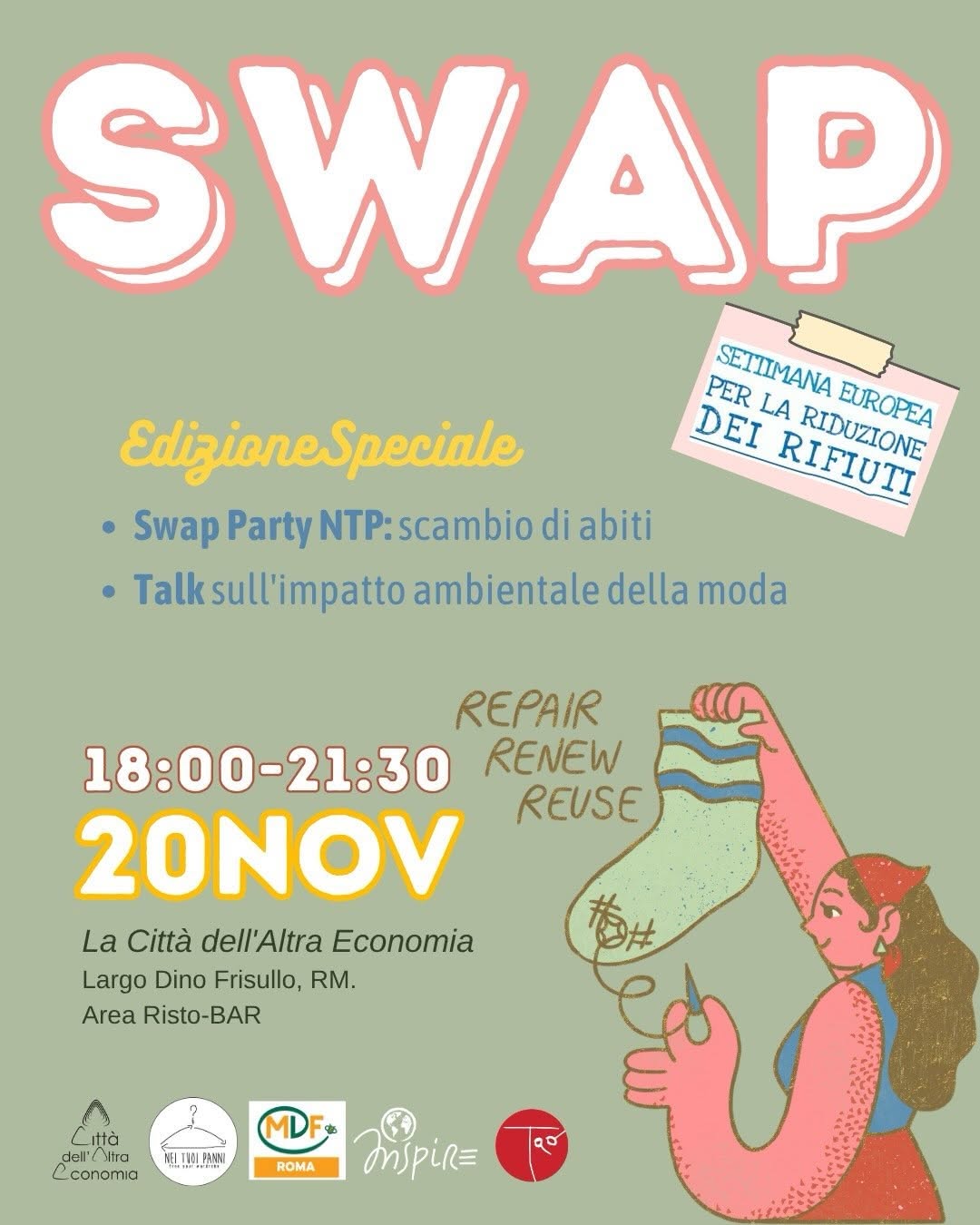ROMA. Nei tuoi panni. Swap party
