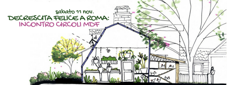 La Decrescita Felice a Roma l’11 novembre: incontri ed eventi