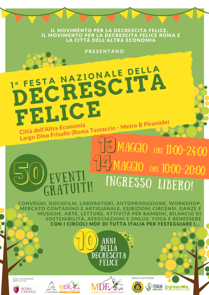 Prima Festa della Decrescita Felice